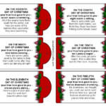 Silly 12 Days Of Christmas Printable Tags About Family Crafts