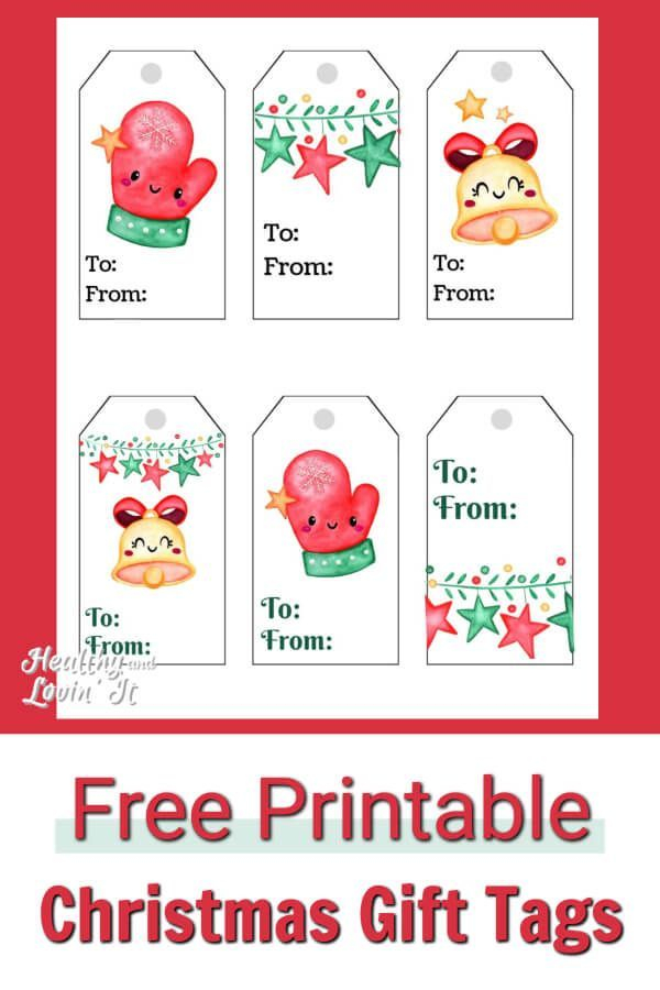 Free Printable Christmas Gift Tags Super Cute And Simple DIY Tags 