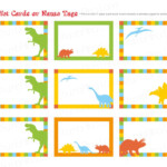 Dinosaur Printable Buffet Cards Food Tags Name Tags INSTANT Etsy