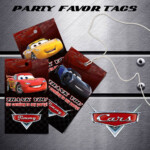 Disney Cars Birthday Favor Tags Disney Cars Thank You Tags Cars Party