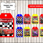 Disney Cars 3 Thank You Tags Instant Download Cars 3 Thank