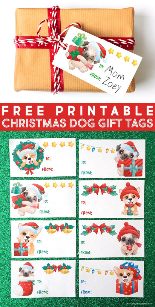 Free Printable Christmas Dog Gift Tags Free Christmas Printables 
