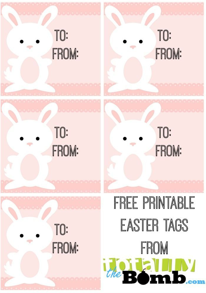 Make Easter Extra special With Free Printable Easter Tags Easter Tags 