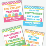 Easter Teacher Tags Printable Teacher Appreciation Gift Tags Etsy