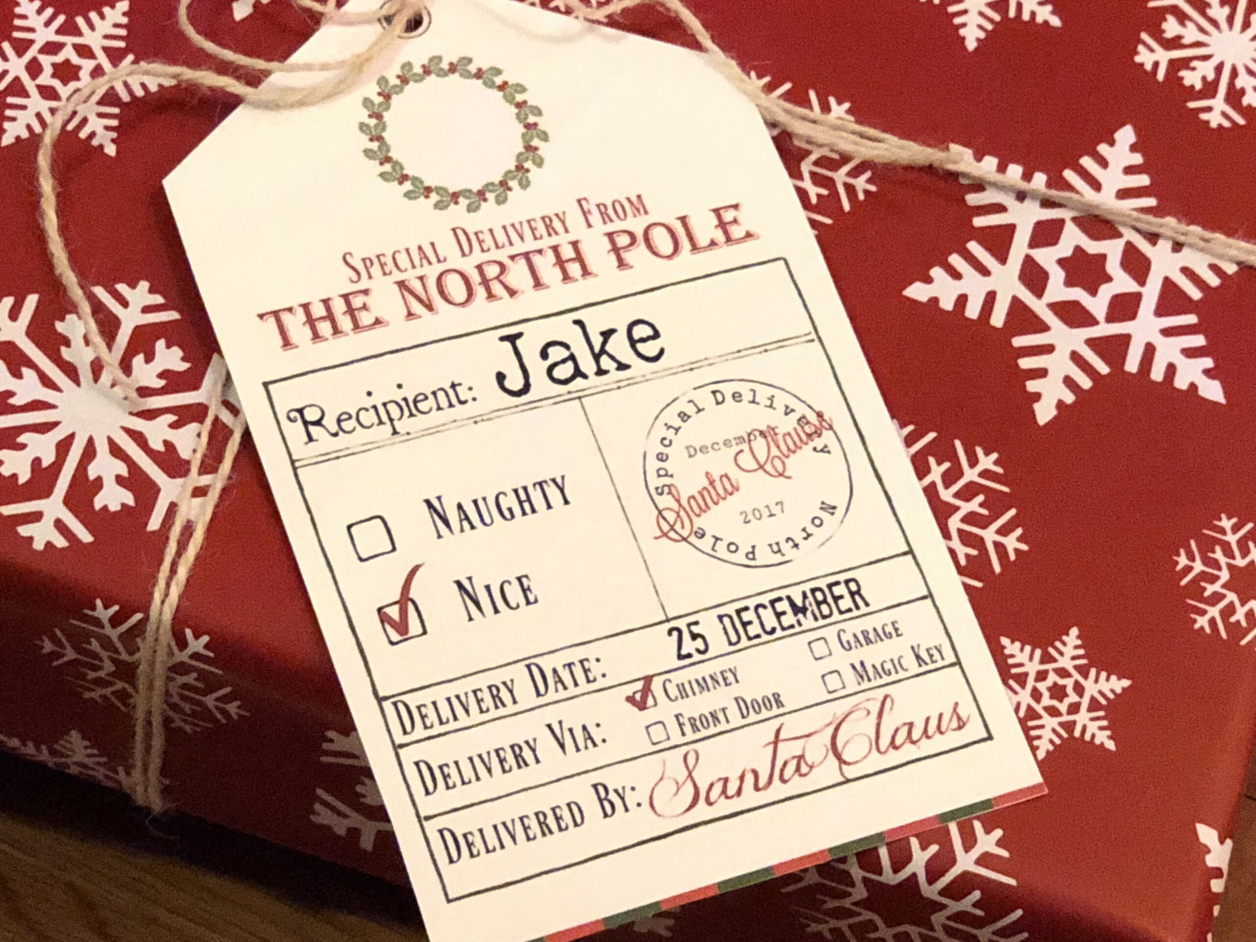 Free Printable Santa Gift Tags Christmas Gift Tags Printable Free 