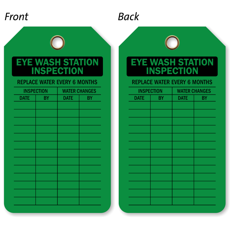 Free Printable Eye Wash Station Inspection Tags TUTORE ORG Master 