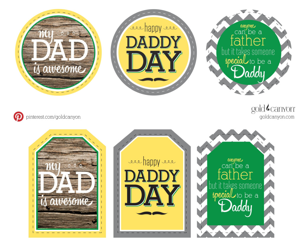 FREE Printable Gift Tags For Dad s Day Show Your Daddy Brother 