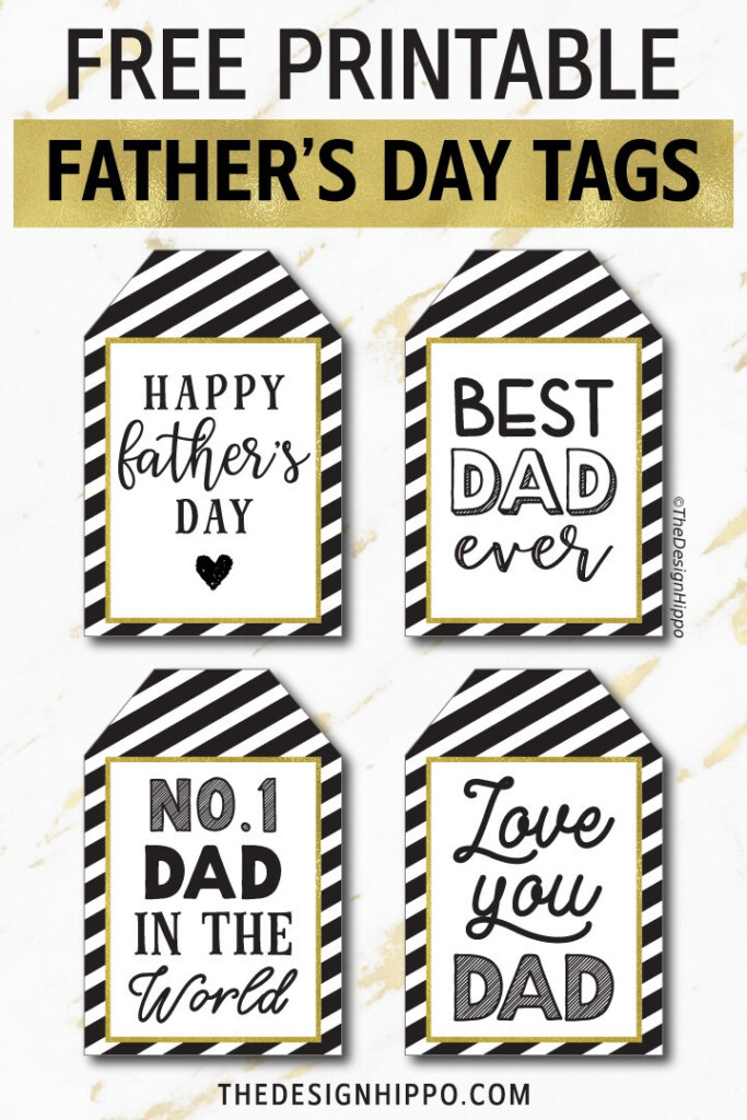 4 Free Father s Day Printable Gift Tags