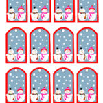 Free Printable Snowman Christmas Gift Tags