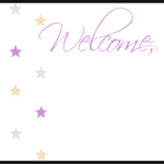 Welcome Baby Stars Gift Tags Printable Gift Tag