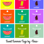 Bess Bag Sweet Summer Gift Tags FREE Printable