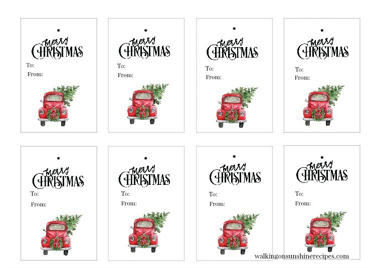 Free Printable Giving Tree Tags