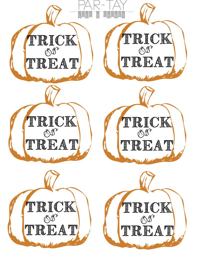 Pumpkin Tags Free Printable Party Like A Cherry Halloween Labels