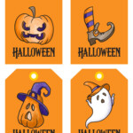 10 Best Free Printable Halloween Tags Vintage Printablee