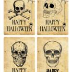 10 Best Free Printable Halloween Tags Vintage Printablee