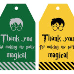 Free Printable Harry Potter Part Favor Gift Tags Lovely Planner