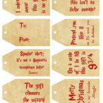 Free Printable Harry Potter Gift Tags For Christmas Lovely Planner