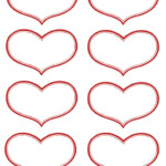 Vintage Valentine Printable Antique Heart Labels The Graphics Fairy