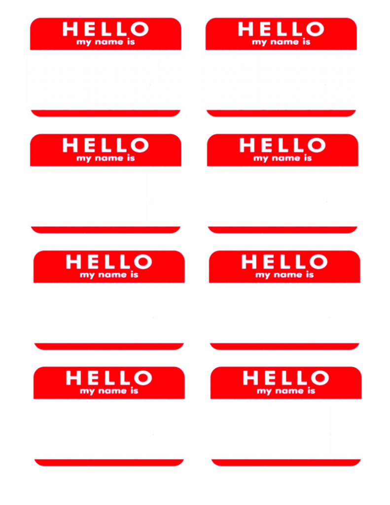 Hello My Name Is Tags Blank docx Google Drive Printable Name Tags 