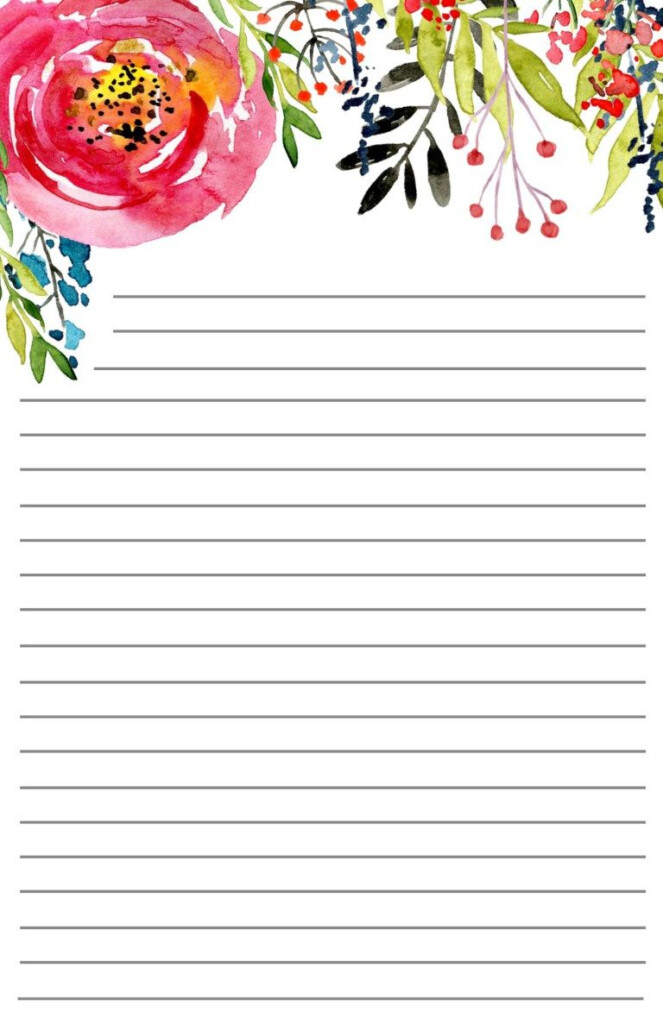 Free Printable Floral Stationery Free Printable Stationery Free 