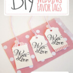 Wedding Favor Tags With Love Luggage Tag Printable Wedding Favor