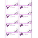 Fashionable Moms Princess Nametags Or Labels FREE Printable Labels