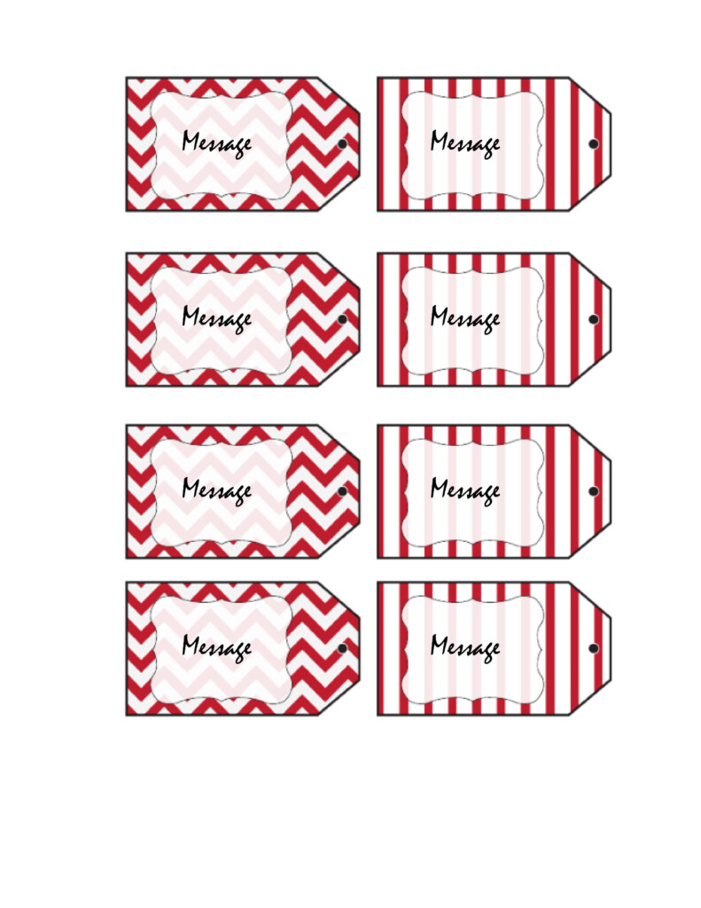 44 Free Printable Gift Tag Templates TemplateLab