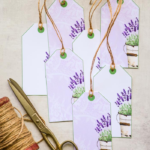 Lavender Gift Tag Labels Printable Gift Tag Labels Gift Tags