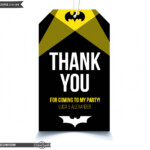 Batman Thank You Cards Printable Printable Card Free