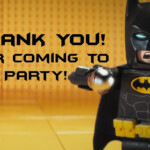 Lego Batman Thank You Cards Lego Batman Party Lego Batman Birthday