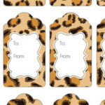 Leopard Print Gift Tags Printable Treats