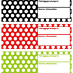 33 Best Printable Luggage Tags Images On Pinterest Free Printables