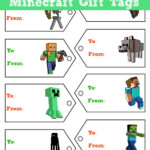 Life With 4 Boys Free Minecraft Gift Tags Top Minecraft Gift Picks