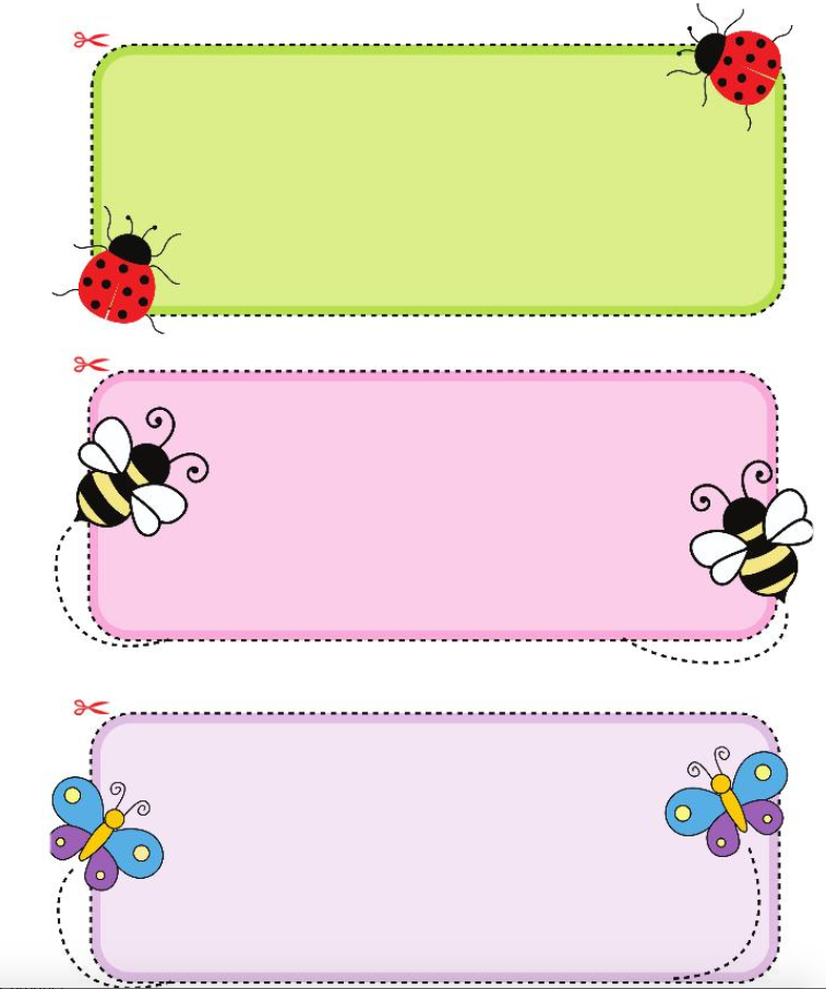 Name Labels Tags Notes Vol 8 KidsPressMagazine Name Tag For 