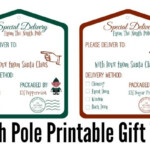 North Pole Printable Gift Tags Juggling Act Mama