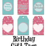 Happy Birthday Gift Tag Birthday Gift Tags Free Printable Gift Tags