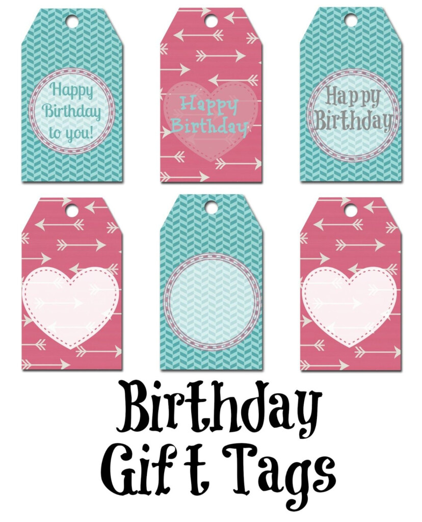 Happy Birthday Gift Tag Birthday Gift Tags Free Printable Gift Tags 