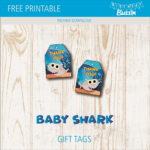 Free Printable Baby Shark Favor Tags Birthday Buzzin Baby Shark