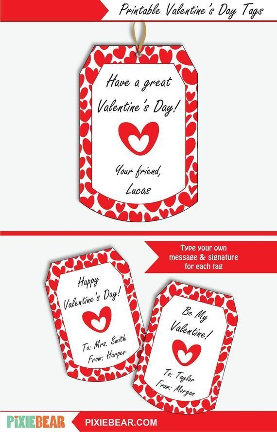 Create Fun Valentine s Day Tags For Kids With This Printable Labels 