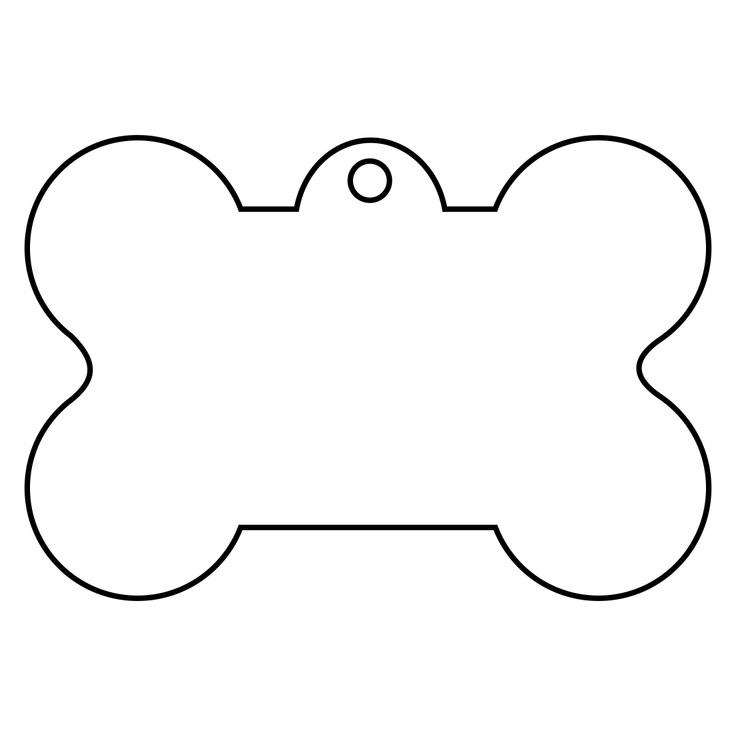 Dog Bone Tag Template Printable Tags Template Tag Template Dog Template