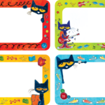 Pete The Cat Name Tags Labels Multi Pack TCR63939 Teacher Created