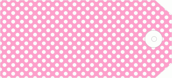Pink Gift Tags With White Dots free Printable