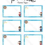 Free Printable Pirate Name Tags The Template Can Also Be Used For