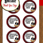 PIRATE Birthday Party Thank You Tags Pirates By KROWNKREATIONS 2 50