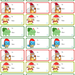 Printable Pokemon Holiday Gift Tags Navide o Feria