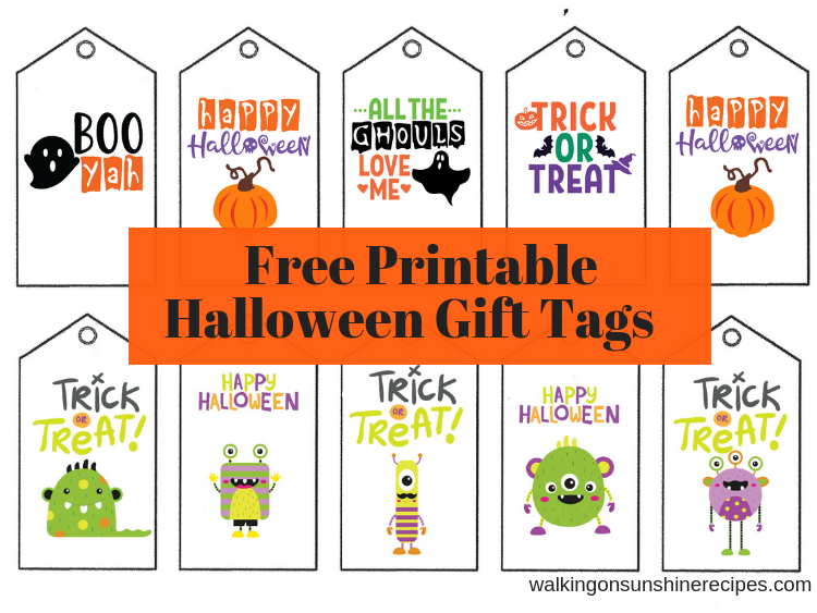 Printable Halloween Gift Tags Halloween Printables Printable 