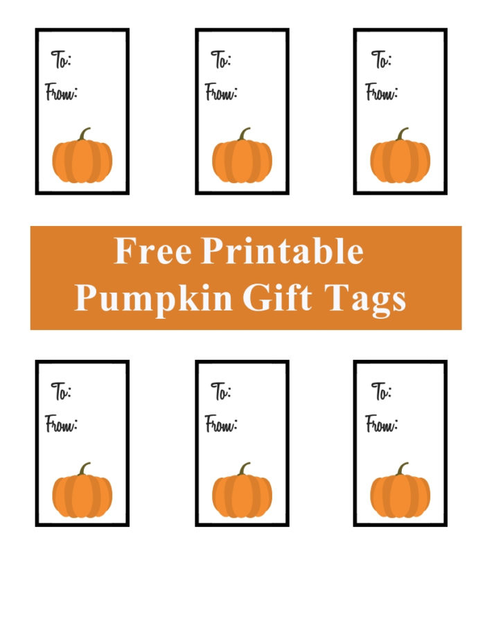 Free Printable Pumpkin Gift Tags A Cup Full Of Sass