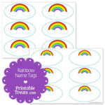 Free Printable Rainbow Name Tags From PrintableTreats Classroom
