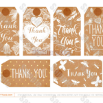 Rustic Thank You Gift Tags Gift Tag Template Gift Tag Template Free