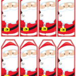 Santa Claus Gift Tags Printable Christmas By Pinkowlpartydesign